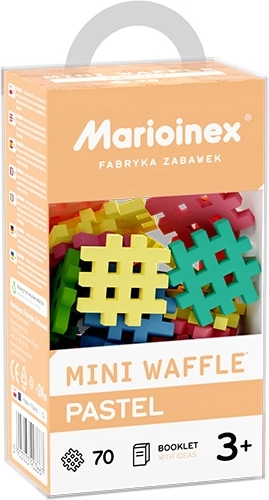 Marioinex Mini Waffle costruzione pastel 70 pezzi