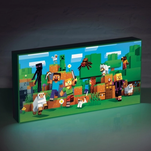 Quadro luminoso Minecraft per la cameretta dei bambini