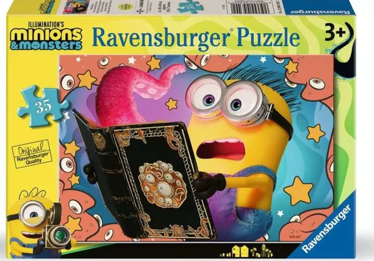 Puzzle Ravensburger Mimoni e mostri 35 pezzi