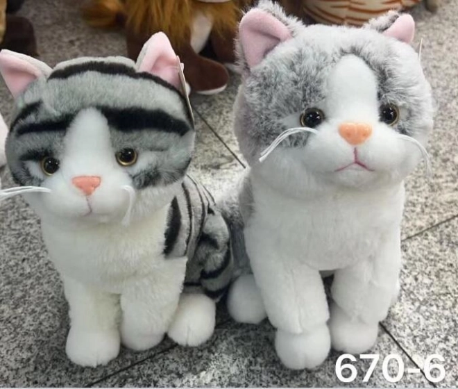 Gatto di peluche 24 cm