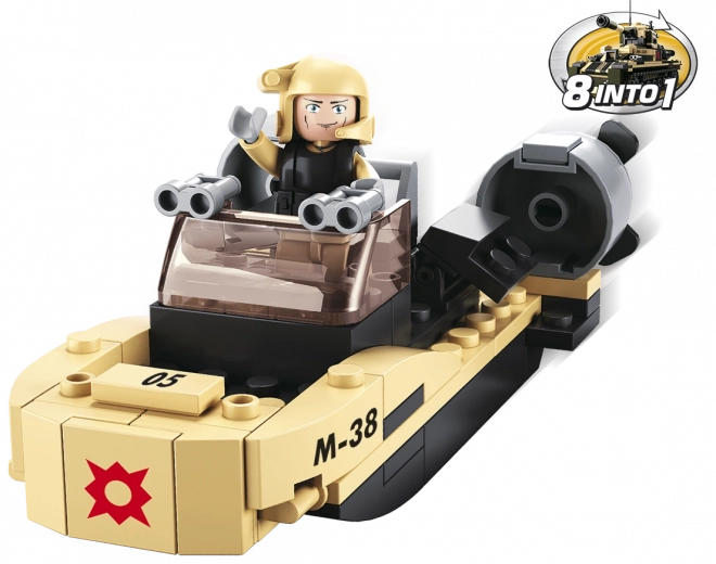 Sluban Army 8in1 motoscafo d’attacco – mini set di costruzione