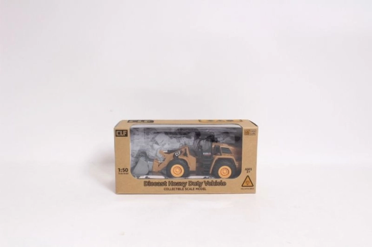 Escavatore da cantiere in metallo con benna mobile 1:50