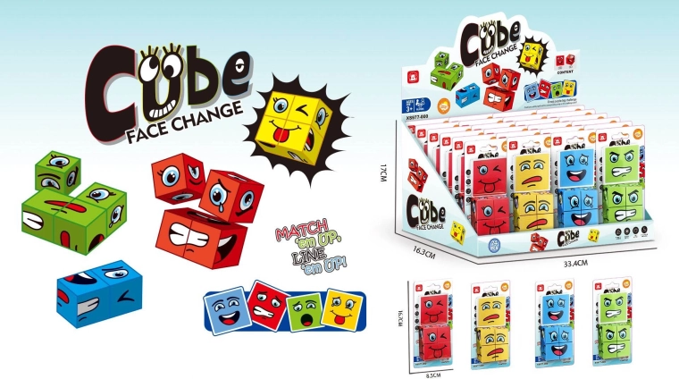 Cubo magico con sorriso – giocattolo antistress