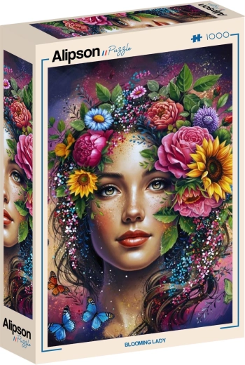 Puzzle Alipson “Dama in fiore” 1000 pezzi