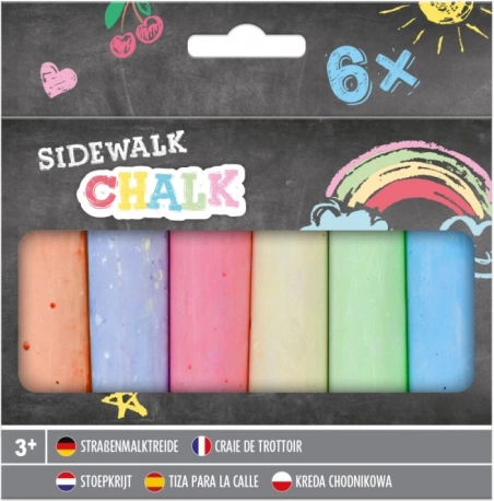 Gessetti da marciapiede 6 pz