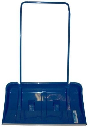 Spazzaneve con lama in alluminio e ruote 82 × 42 cm