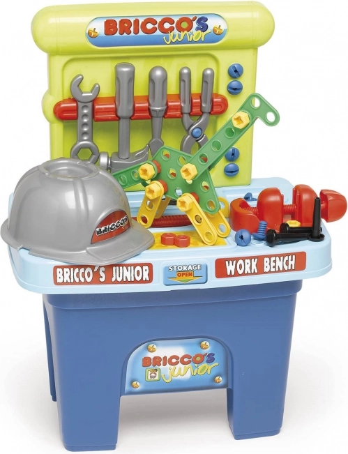 Tavolo da lavoro per bambini con casco