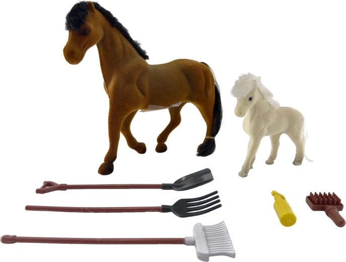PLEJO cavalla con puledro e accessori
