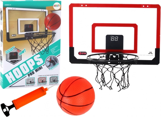 Canestro da Basket per Casa con Contatore Elettronico e Suoni