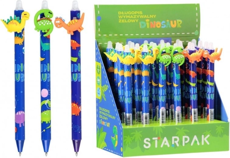 Penna gel cancellabile Dinosauro - 1 pezzo
