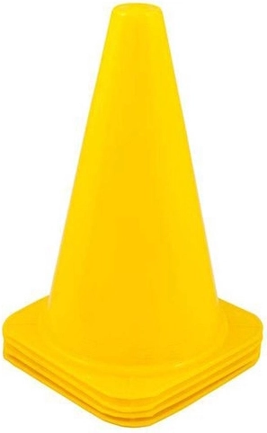 Cono sportivo da allenamento Merco 23 cm giallo - 1 pezzo