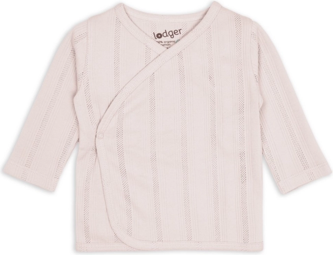 Maglietta a portafoglio Lodger pointelle powder, taglia 50