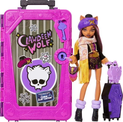 Monster High bambola Clawdeen Wolf vacanze da brivido con sorprese