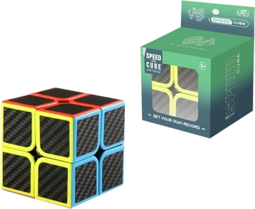 Cubo logico con bordi colorati