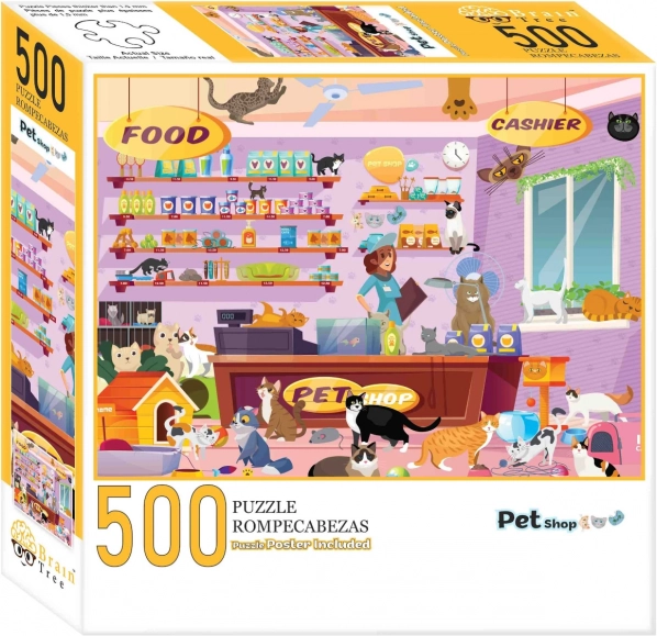 Puzzle Negozio di animali 500 pezzi