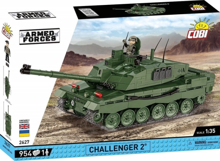 Set di costruzione del carro armato Challenger 2 (1:35) – 954 pezzi