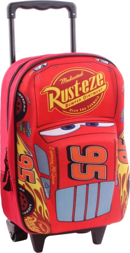 Zaino per bambini 3D con ruote Disney Pixar Cars Piston Cup 38 cm