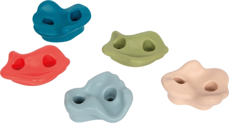 Prese da arrampicata SMALL FOOT – set di 5 pezzi per pareti per bambini