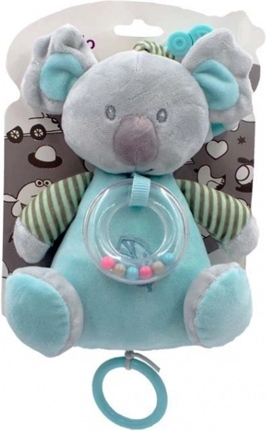 Koala musicale di peluche color menta 18 cm