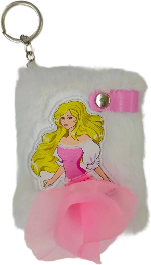 Mini taccuino in peluche A7 Principessa