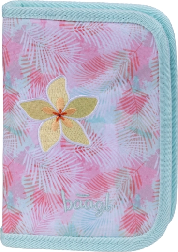 Astuccio scolastico Baagl a un piano Sunset in materiale riciclato