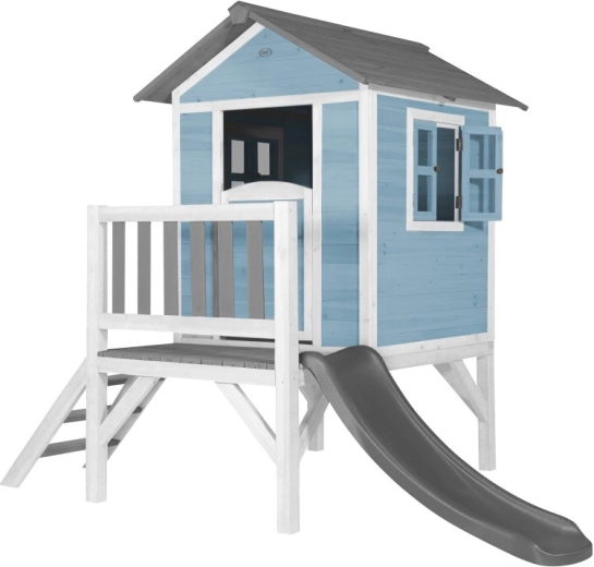 Casetta per bambini AXI su palafitte con scivolo 118 cm