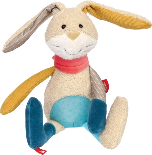 Sigikid coniglietto patchwork – primo peluche da coccolare 31 cm