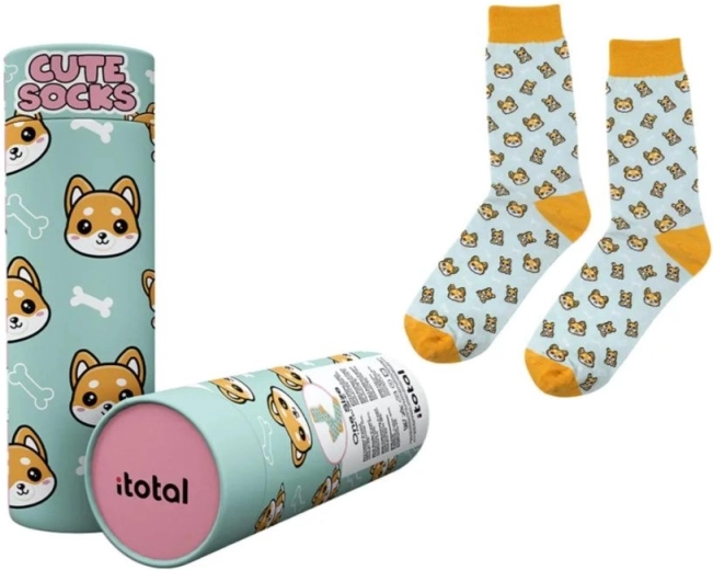 Calzini di cotone con cani