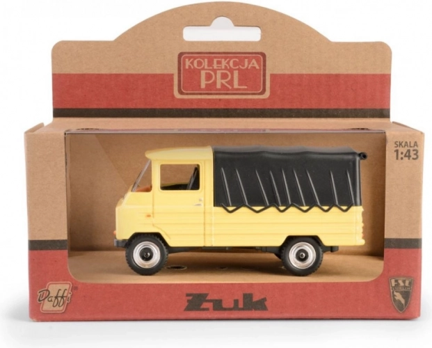 Modello in metallo FSC Żuk giallo 1:43