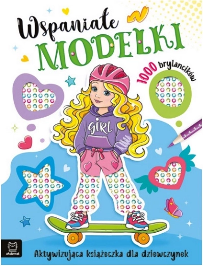 Modelle fantastiche – quaderno attivo per ragazze con 1000 gemme autoadesive
