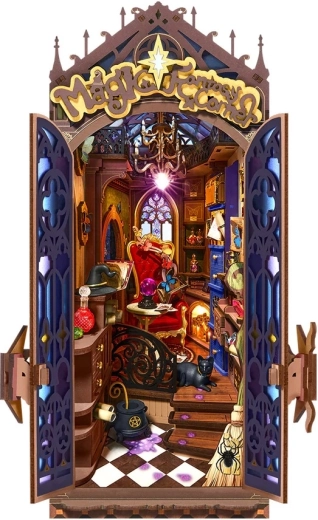 RoboTime puzzle 3D fermalibri con angolo fantasy magico