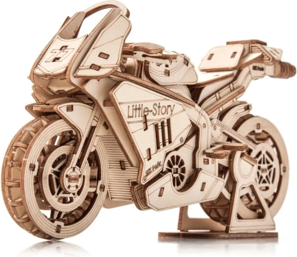 Little Story puzzle 3D in legno motocicletta Grand Prix