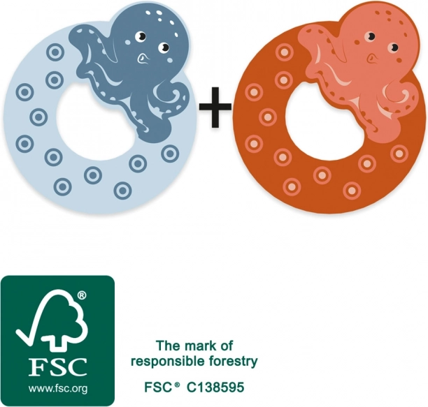 Lettera O in legno di Small Foot