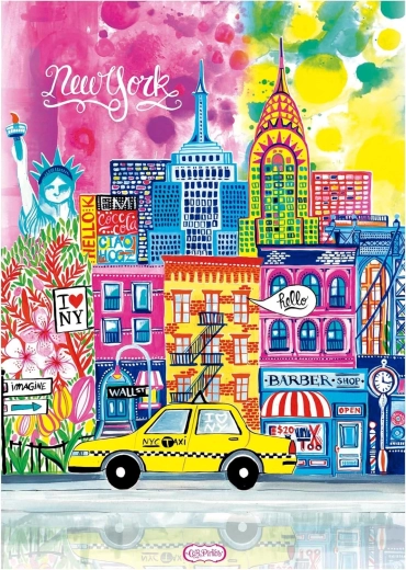Puzzle Educa Car Pintos: New York 1000 pezzi