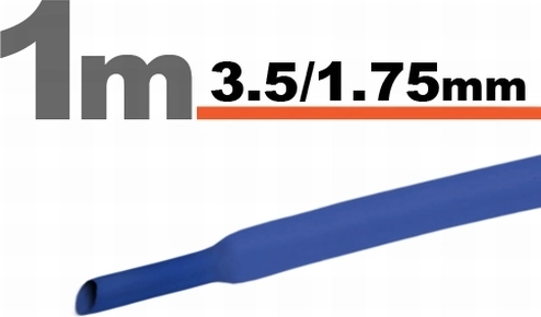 Guaina blu 3,5 / 1,75 mm
