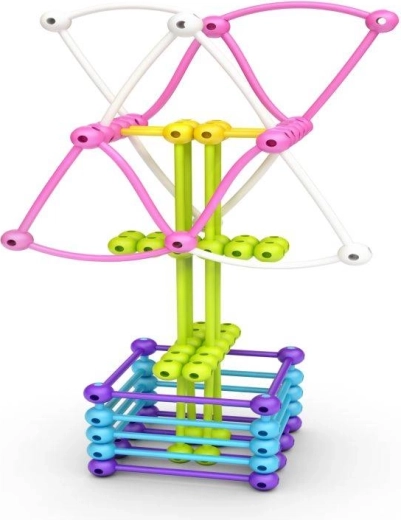 Bastoncini flessibili e sfere forate