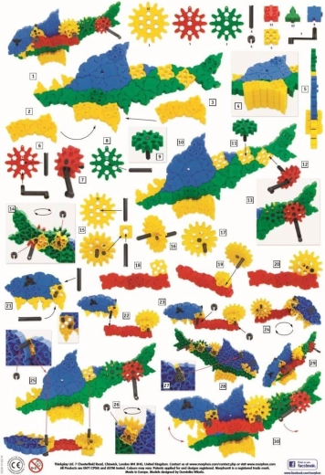 200 pezzi e istruzioni chiare passo-passo