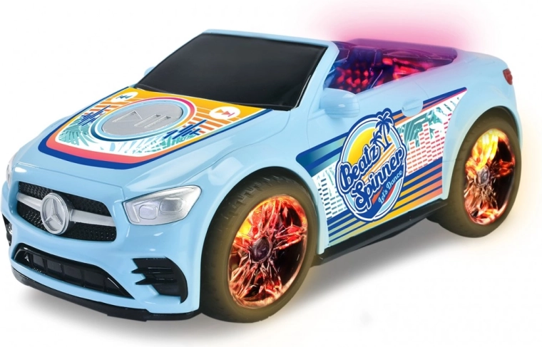 Falla girare con luci e musica