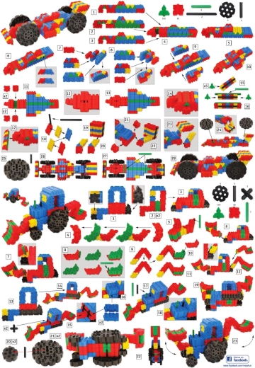 Costruzioni in 2D e 3D grazie al collegamento dall’alto e dal lato