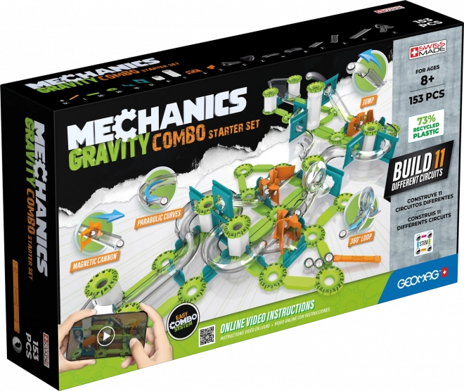 Mechanics Gravity RE Combo Starter Set di GEOMAG – costruzione magnetica