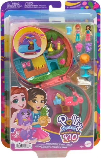 Polly Pocket Scooter Avventure - Set Gioco Compatto