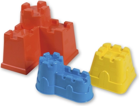 Androni formine per sabbia Castelli 3 pezzi
