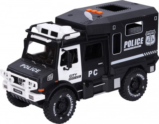 Auto della polizia con effetti sonori e luminosi 23 cm