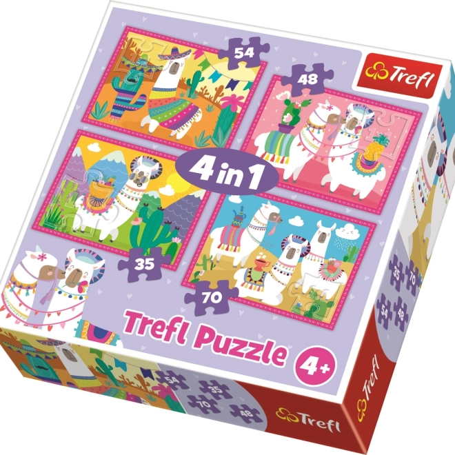 Puzzle Lame Allegre 4in1 TREFL (35, 48, 54 e 70 pezzi)