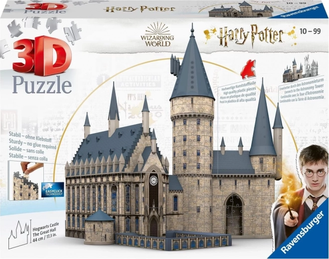 RAVENSBURGER Puzzle 3D Castello di Hogwarts (HARRY POTTER) – 540 pezzi