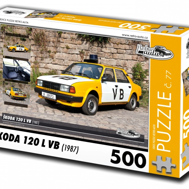 Puzzle Auto Retrò Škoda 120 L VB (1987) – 500 pezzi