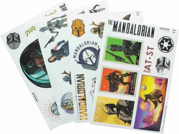 Adesivi tecnici Mandalorian – set da 30 pezzi