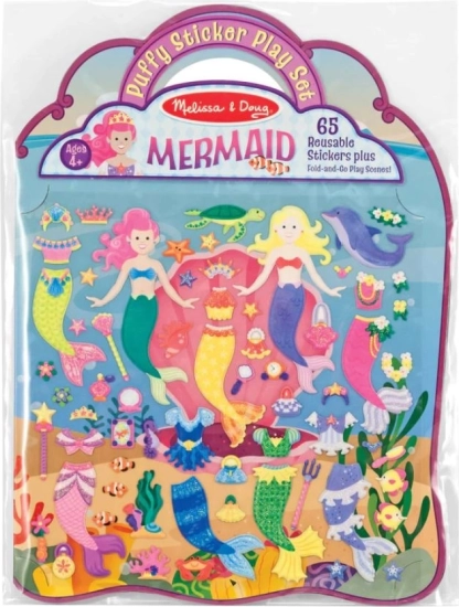 adesivi in schiuma riutilizzabili con sirene marine MELISSA & DOUG