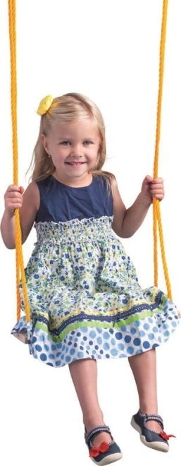 Altalena in legno per bambini