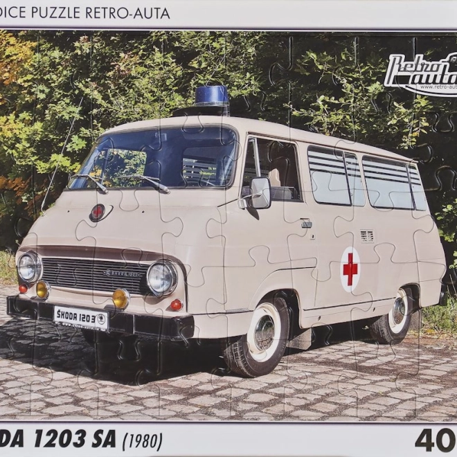 Puzzle vintage Škoda 1203 SA 40 pezzi